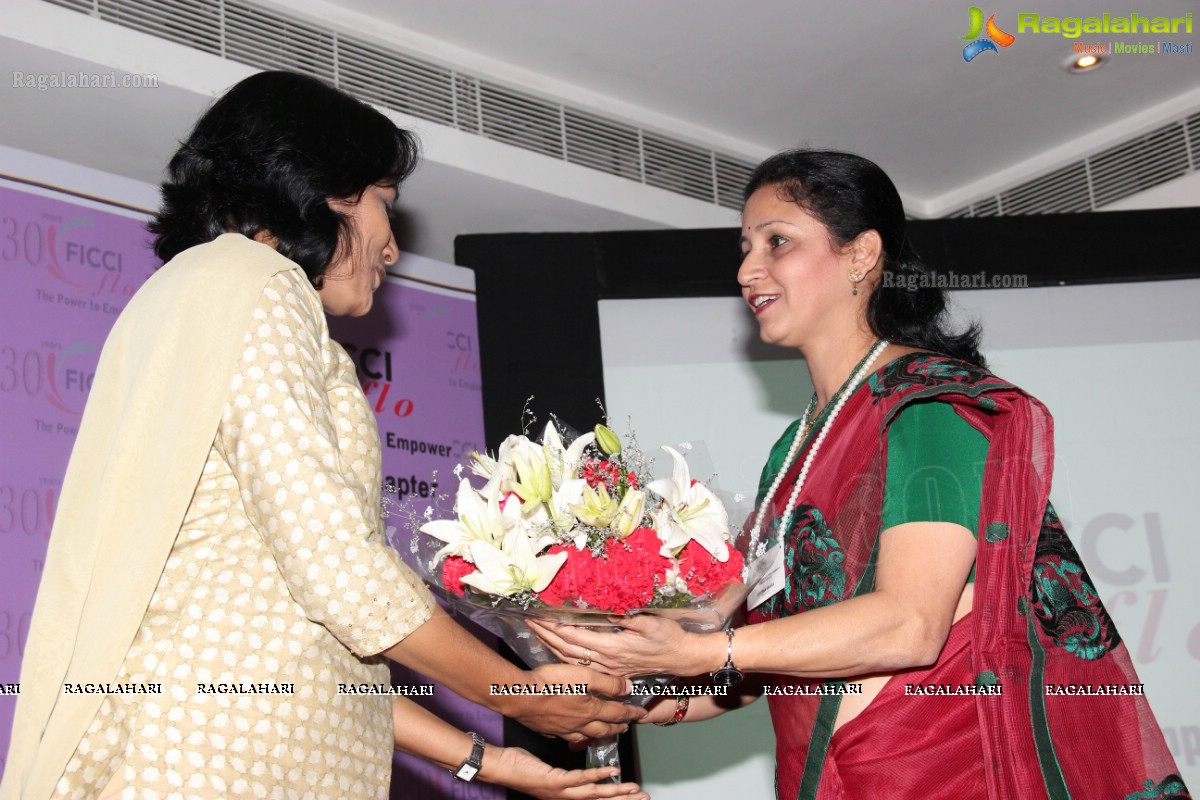 Smriti Z Irani interacts with FLO Members, Hyderabad