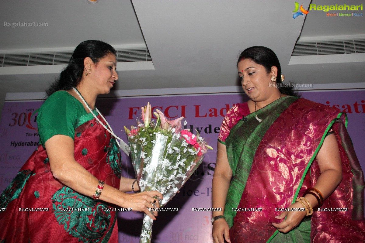 Smriti Z Irani interacts with FLO Members, Hyderabad