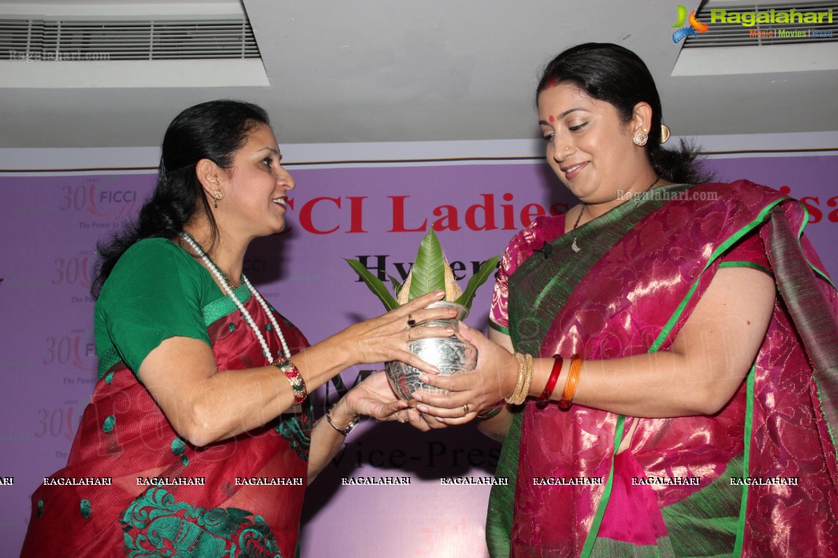 Smriti Z Irani interacts with FLO Members, Hyderabad