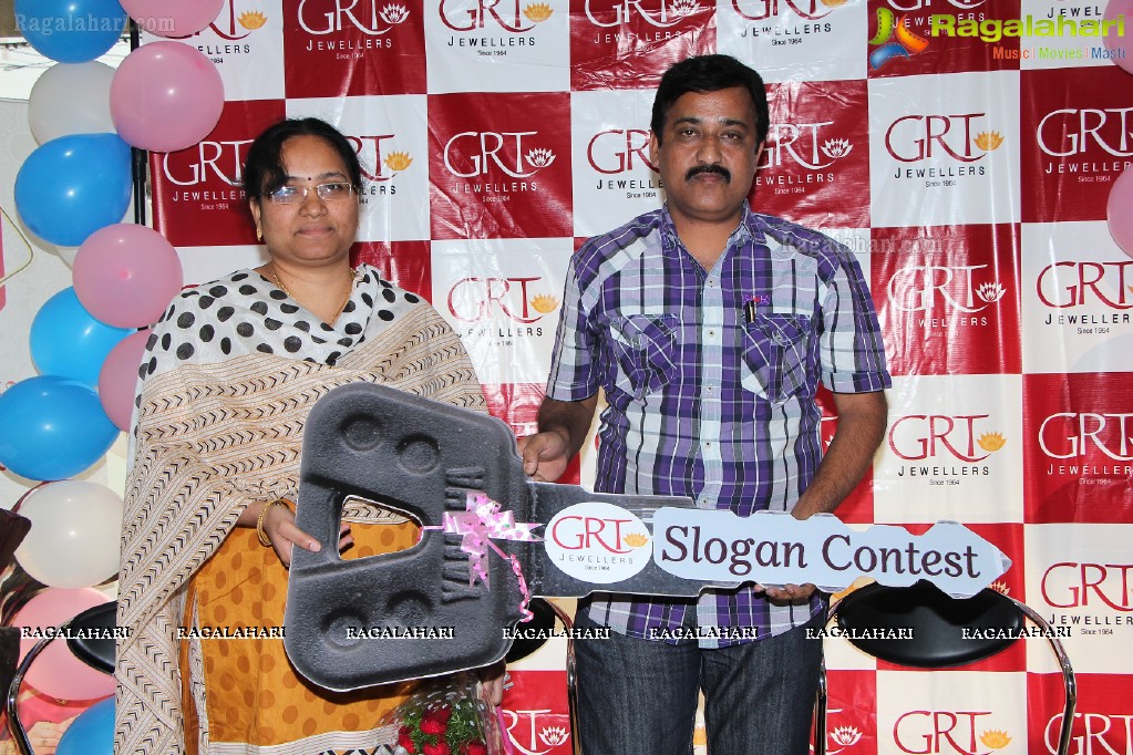 GRT Jewellers Slogan Contest Winners Announcement and Prize Distribution