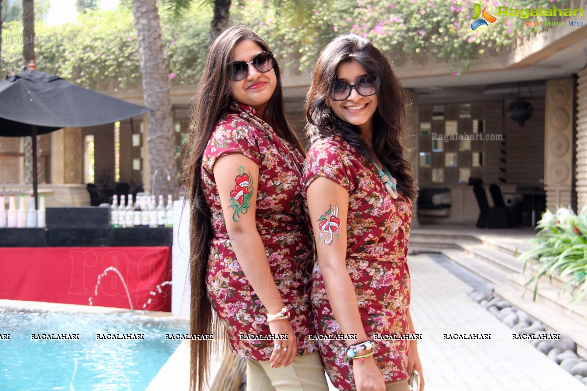 Hawaiian Pool Party at Marriot - Hosted by Jyothi & Sanchu