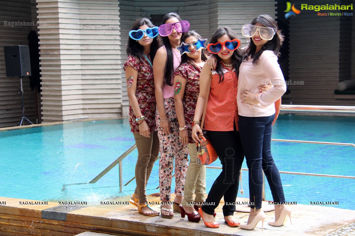 Hawaiian Pool Party at Marriot - Hosted by Jyothi & Sanchu