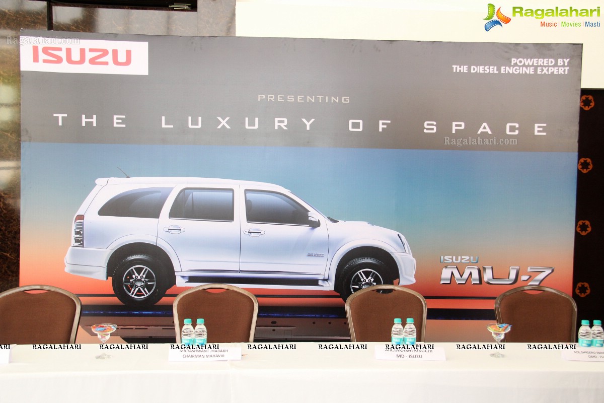 Isuzu Motors India launches MU-7 SUV in Hyderabad