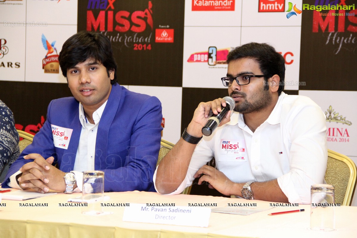 Max Miss Hyderabad 2014 Press Meet