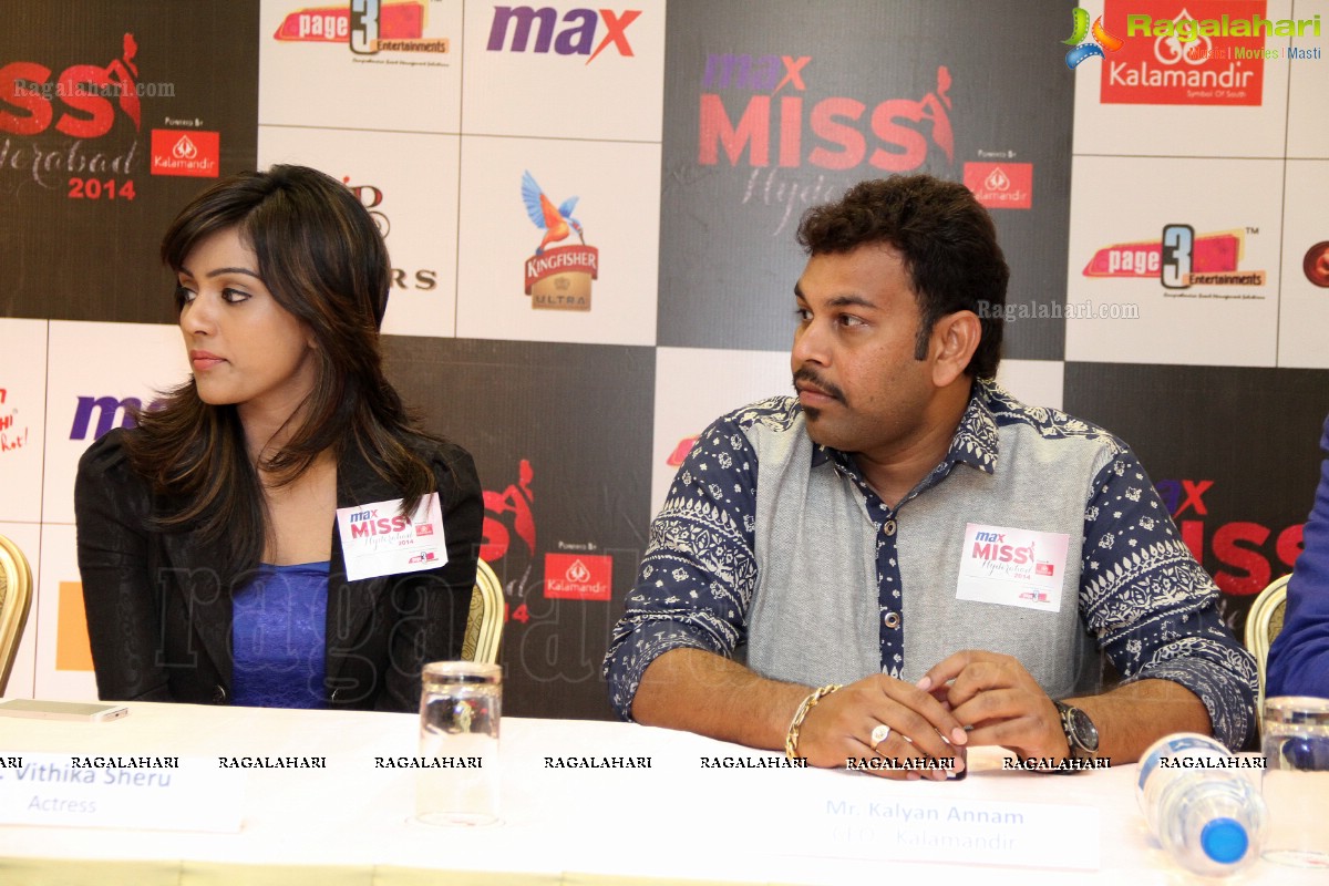 Max Miss Hyderabad 2014 Press Meet