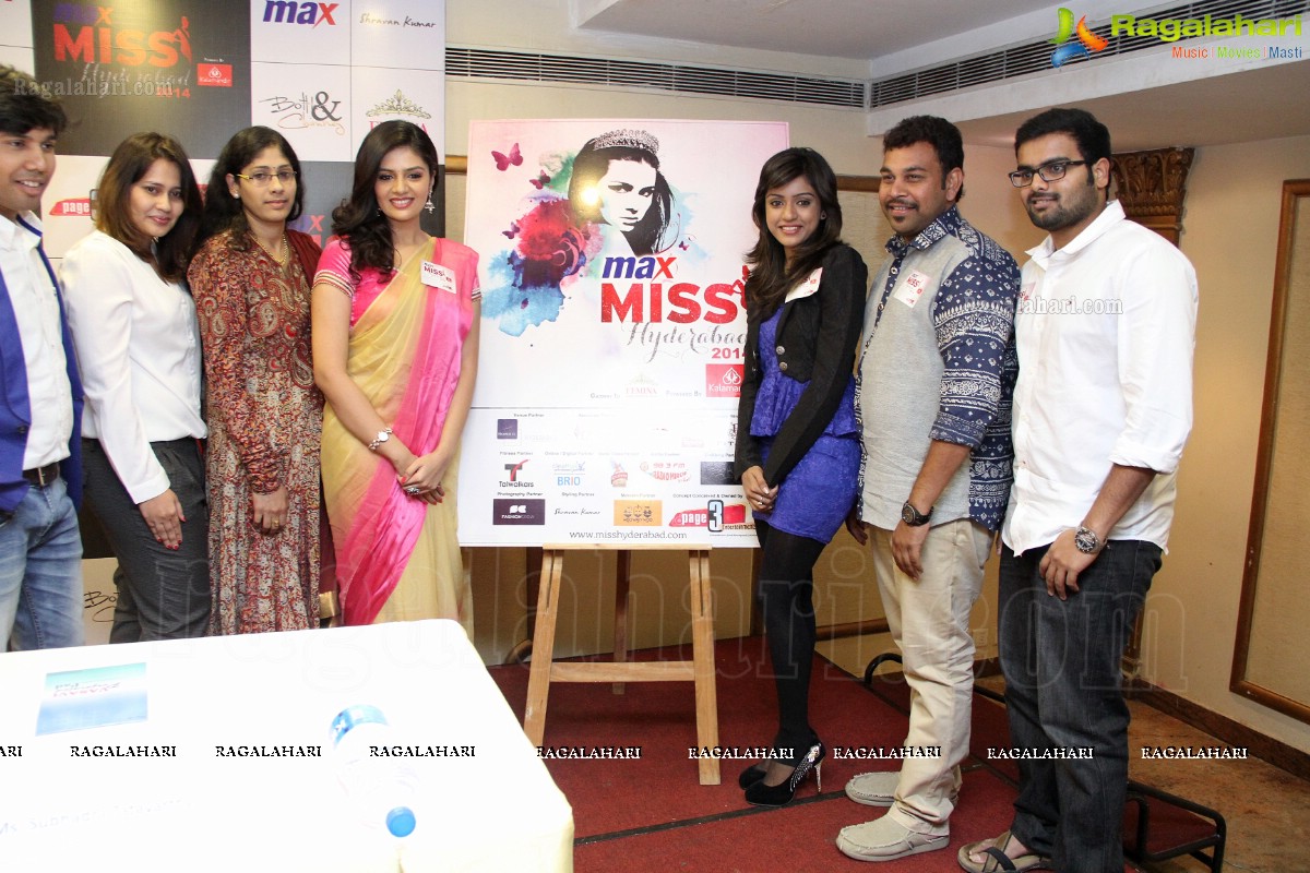 Max Miss Hyderabad 2014 Press Meet