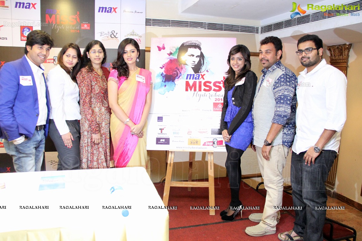 Max Miss Hyderabad 2014 Press Meet