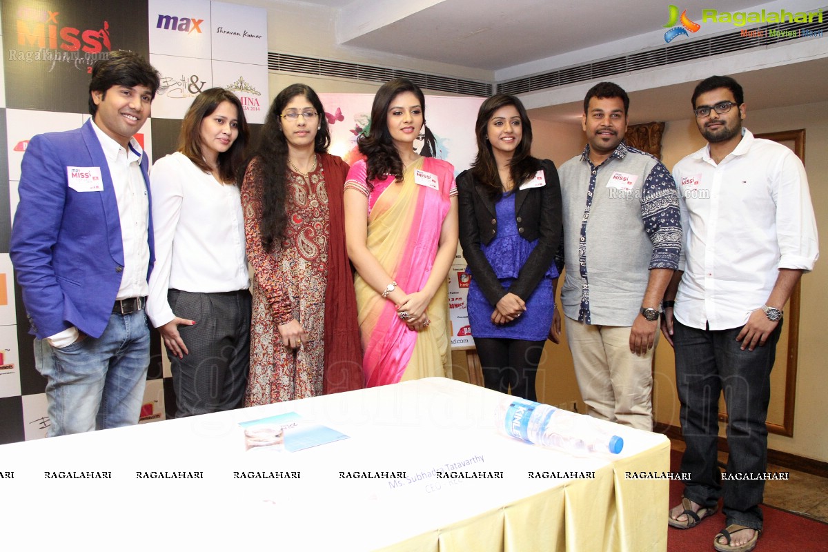 Max Miss Hyderabad 2014 Press Meet