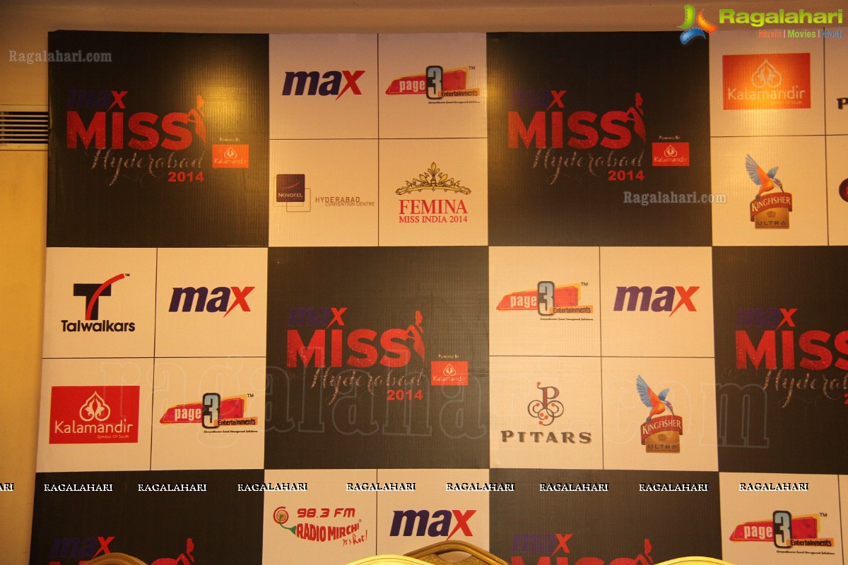 Max Miss Hyderabad 2014 Press Meet