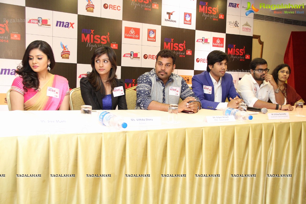 Max Miss Hyderabad 2014 Press Meet