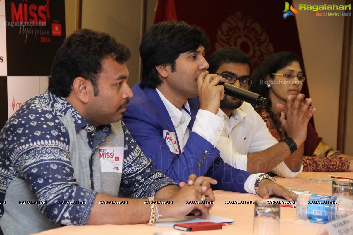 Max Miss Hyderabad 2014 Press Meet