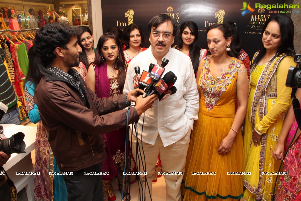 Neeru's Emporio Wedding Collection 2014 Launch, Hyderabad