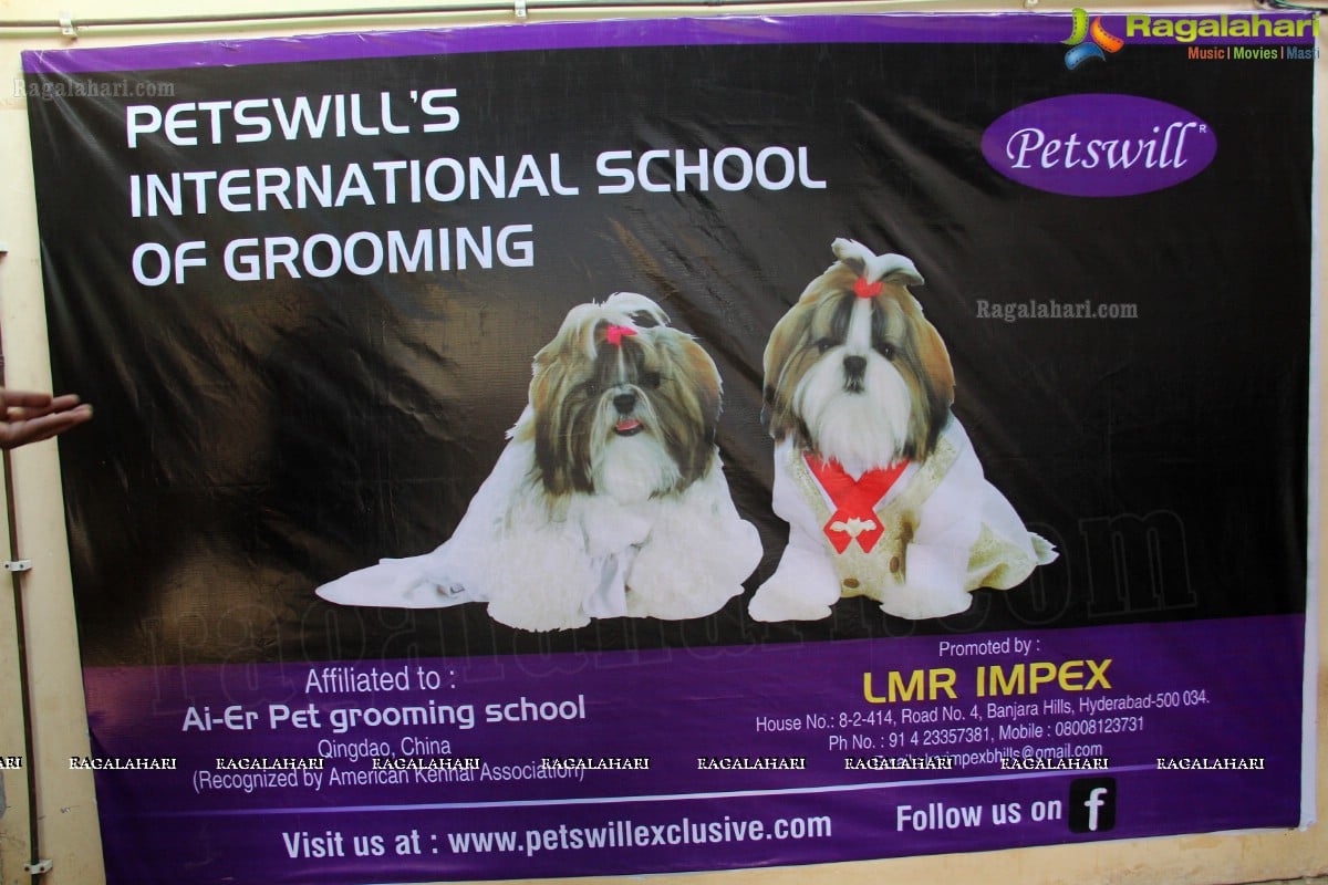 Amala inaugurates Petswill's International School of Grooming, Hyderabad