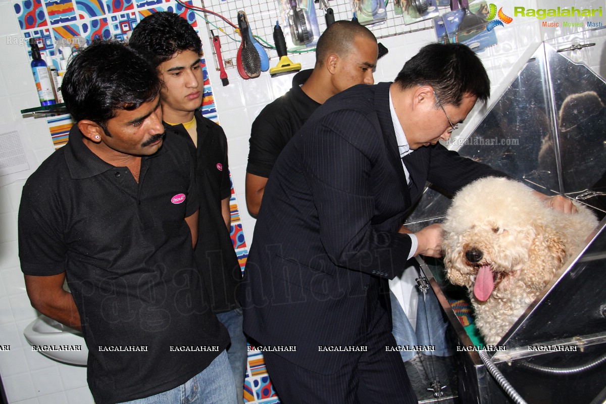 Amala inaugurates Petswill's International School of Grooming, Hyderabad