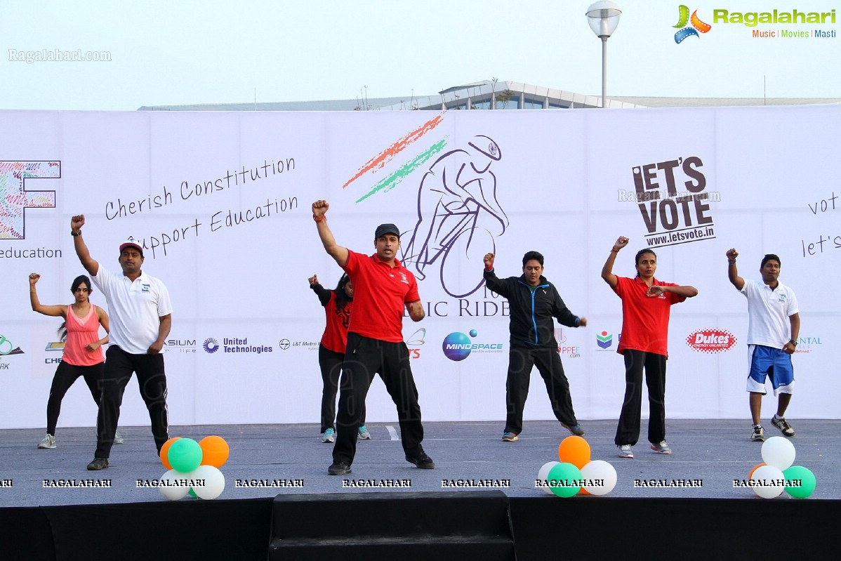 Republic Day Ride 2014 by The Atlanta Foundation, Hyderabad