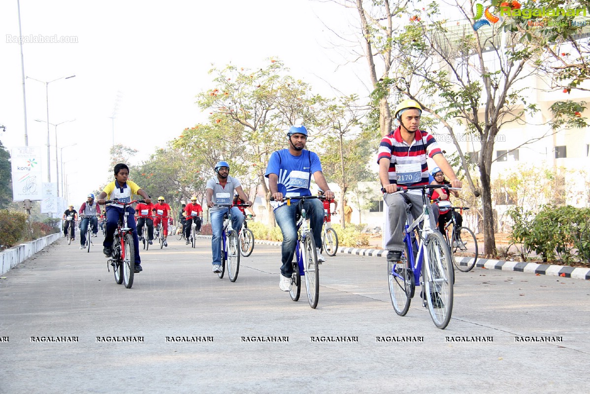 Republic Day Ride 2014 by The Atlanta Foundation, Hyderabad