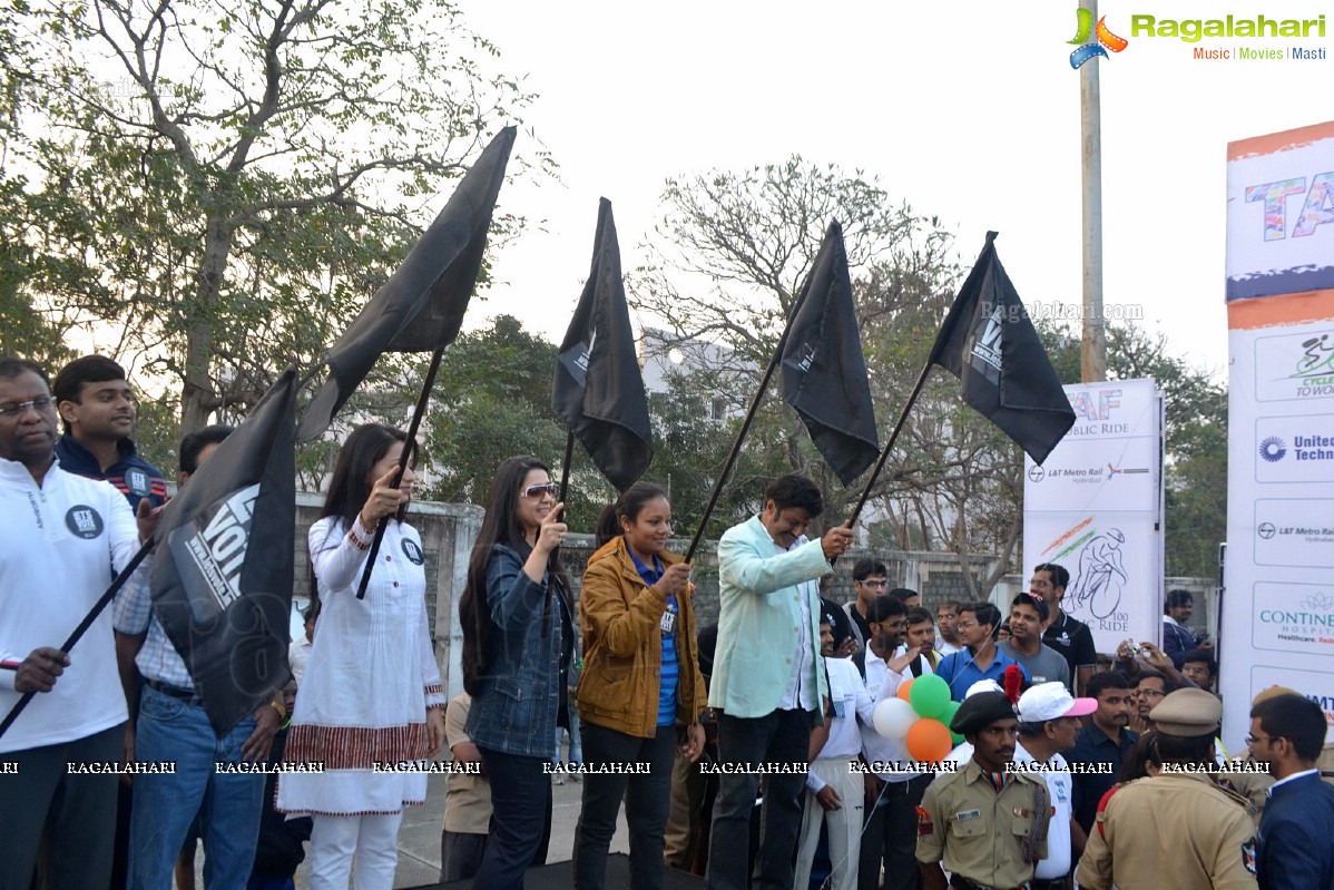 Republic Day Ride 2014 by The Atlanta Foundation, Hyderabad