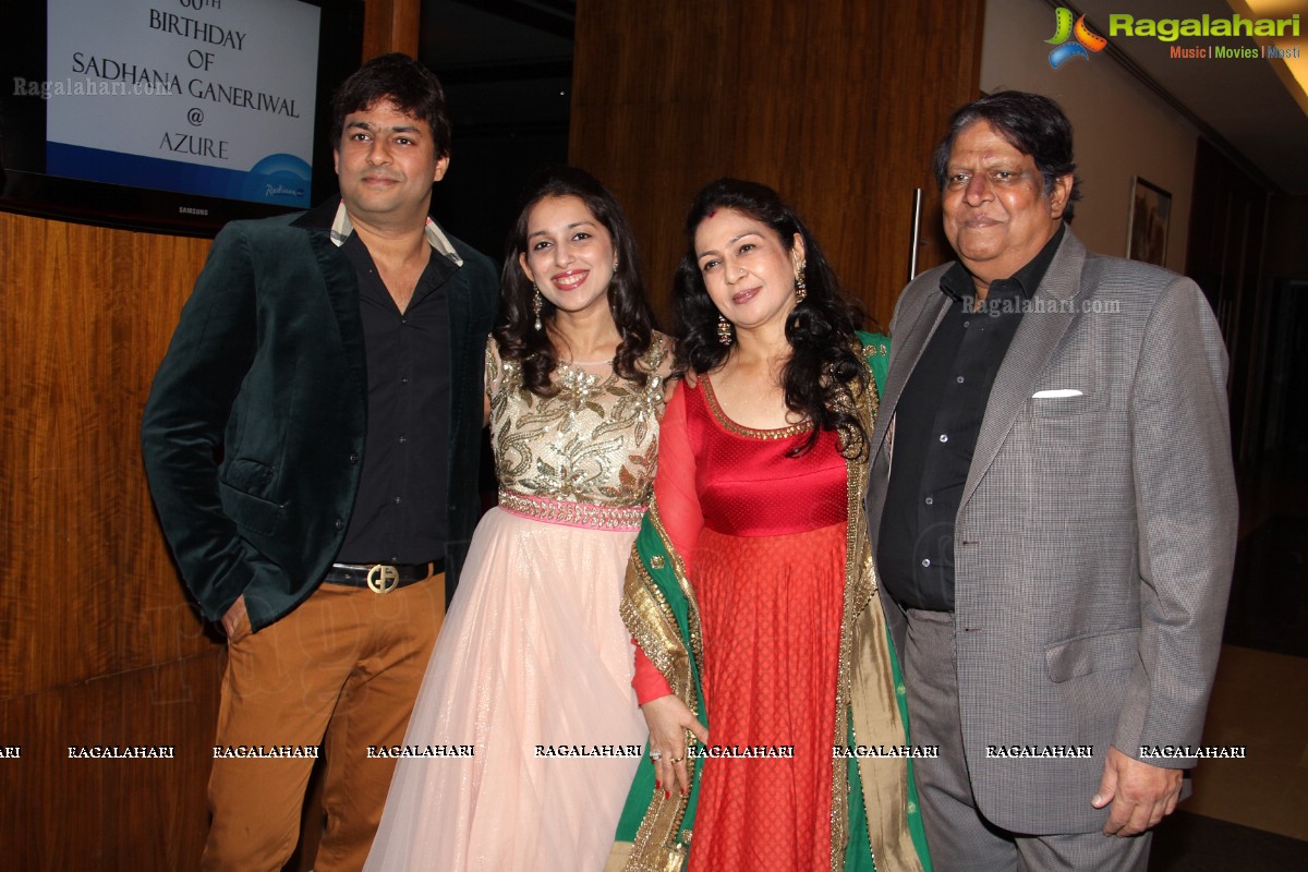 Sadhana Ganeriwal 60th Birthday Party at Radisson Blu, Hyderabad