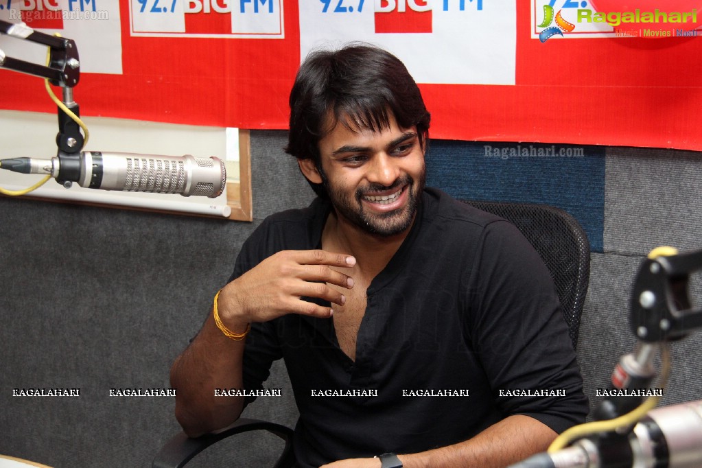 Sai Dharam Tej at 92.7 Big FM, Hyderabad