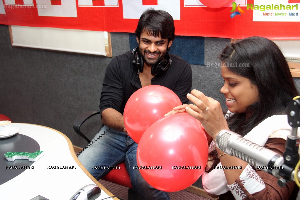 Sai Dharam Tej at 92.7 Big FM, Hyderabad