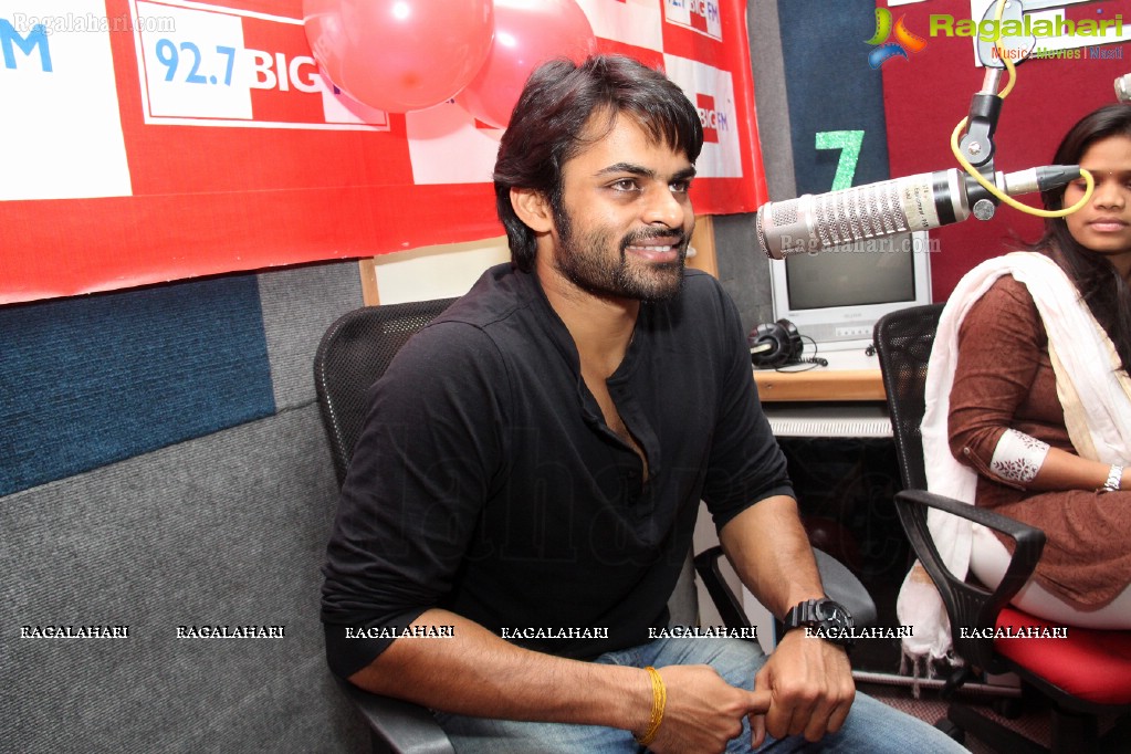 Sai Dharam Tej at 92.7 Big FM, Hyderabad