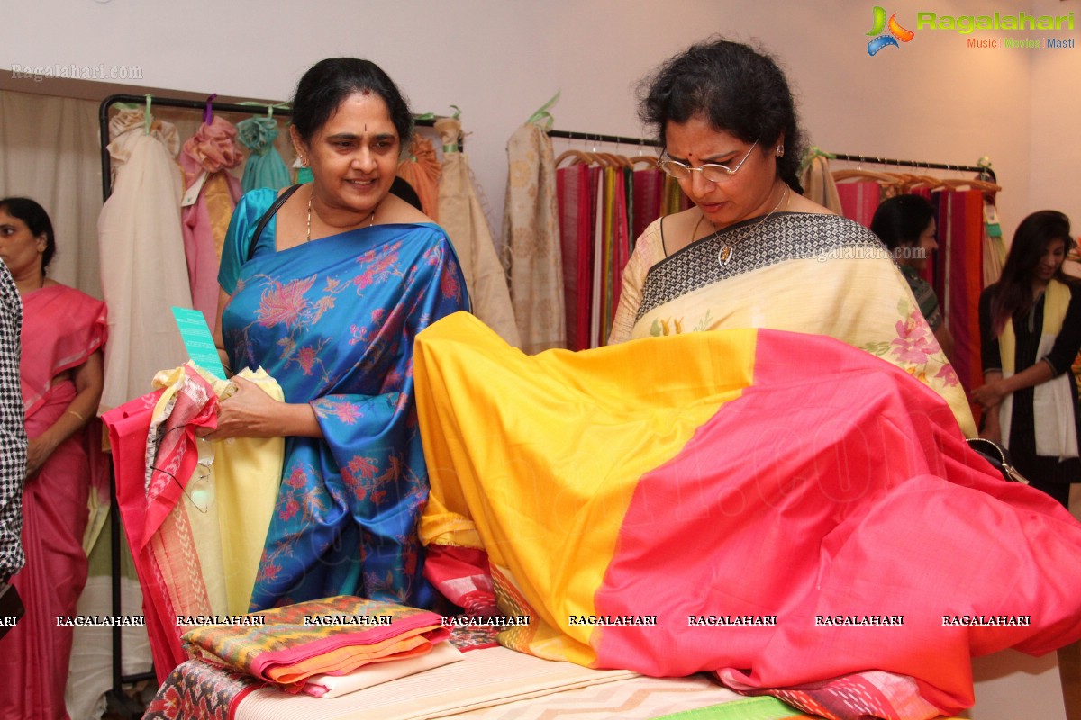 Eri Silk Sarees and Dupattas launch at Saptaparni, Hyderabad