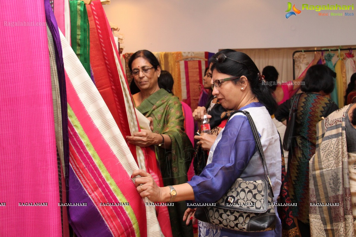 Eri Silk Sarees and Dupattas launch at Saptaparni, Hyderabad
