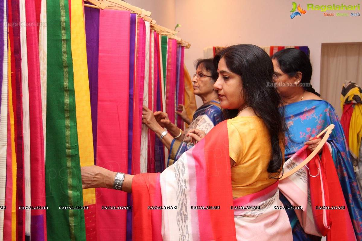 Eri Silk Sarees and Dupattas launch at Saptaparni, Hyderabad