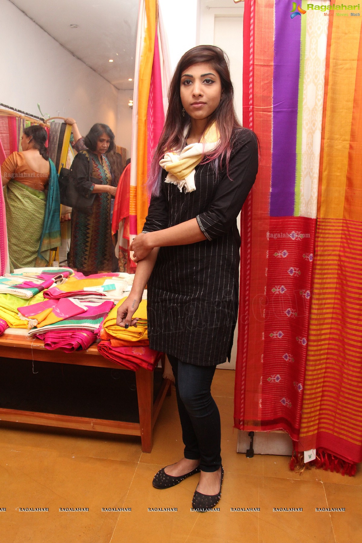 Eri Silk Sarees and Dupattas launch at Saptaparni, Hyderabad