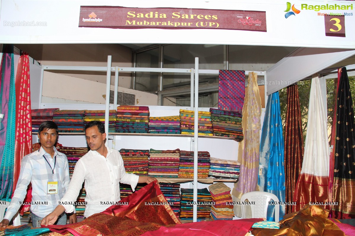 Silk India Expo 2014 at Sri Sathya Sai Nigamagamam, Hyderabad