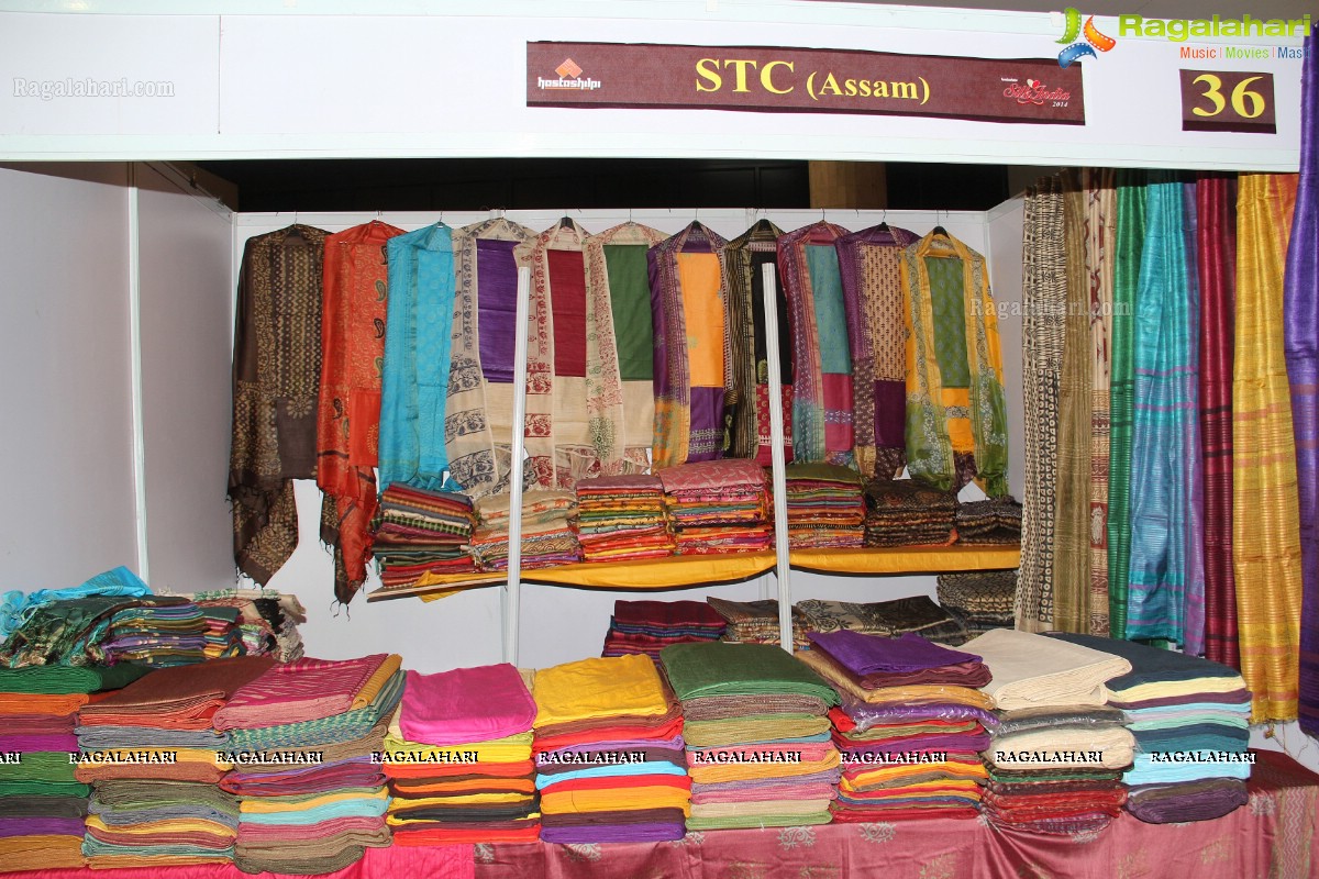 Silk India Expo 2014 at Sri Sathya Sai Nigamagamam, Hyderabad