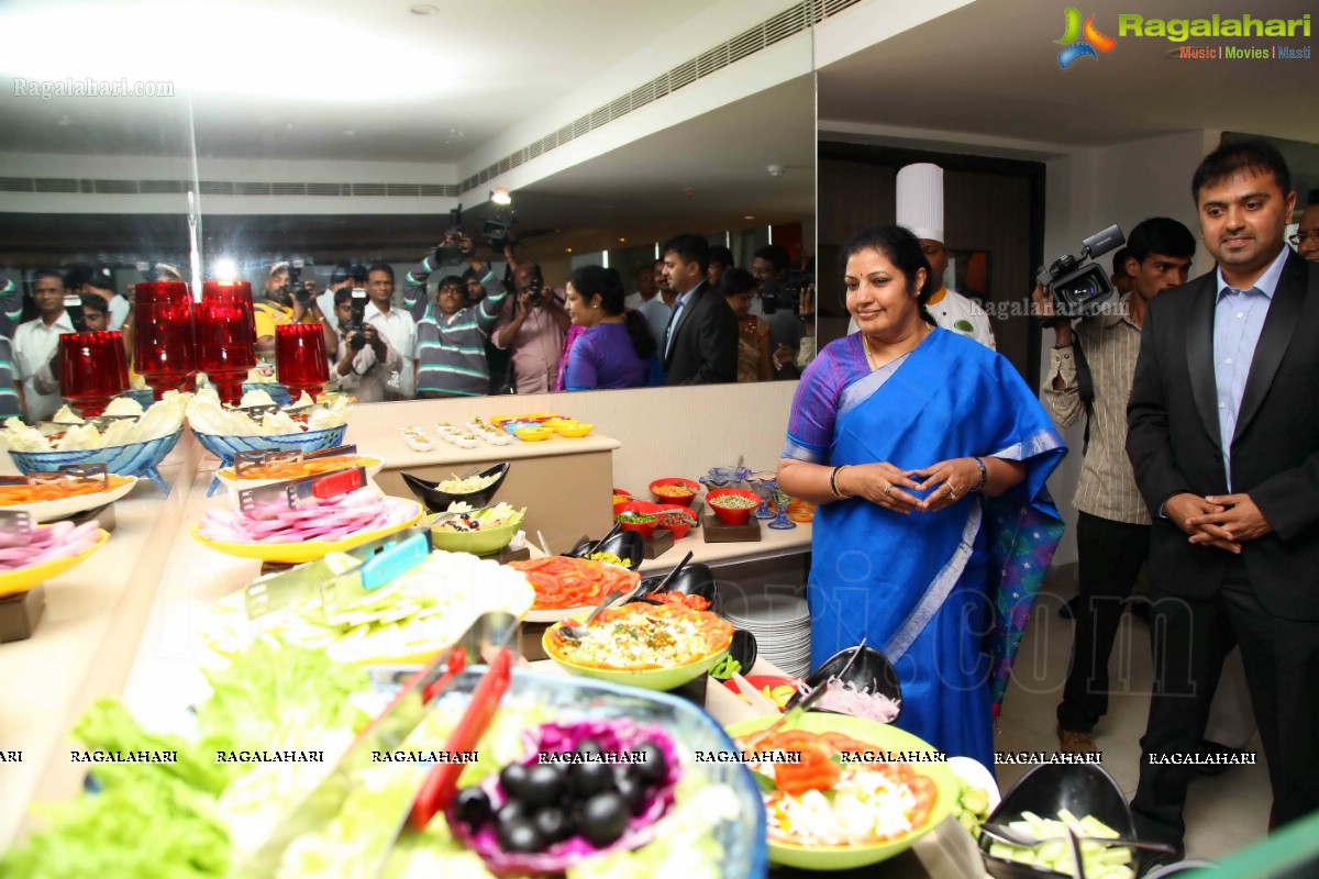 Dr. Purandeswari inaugurates Utsav Vegetarian Restaurant, Hyderabad