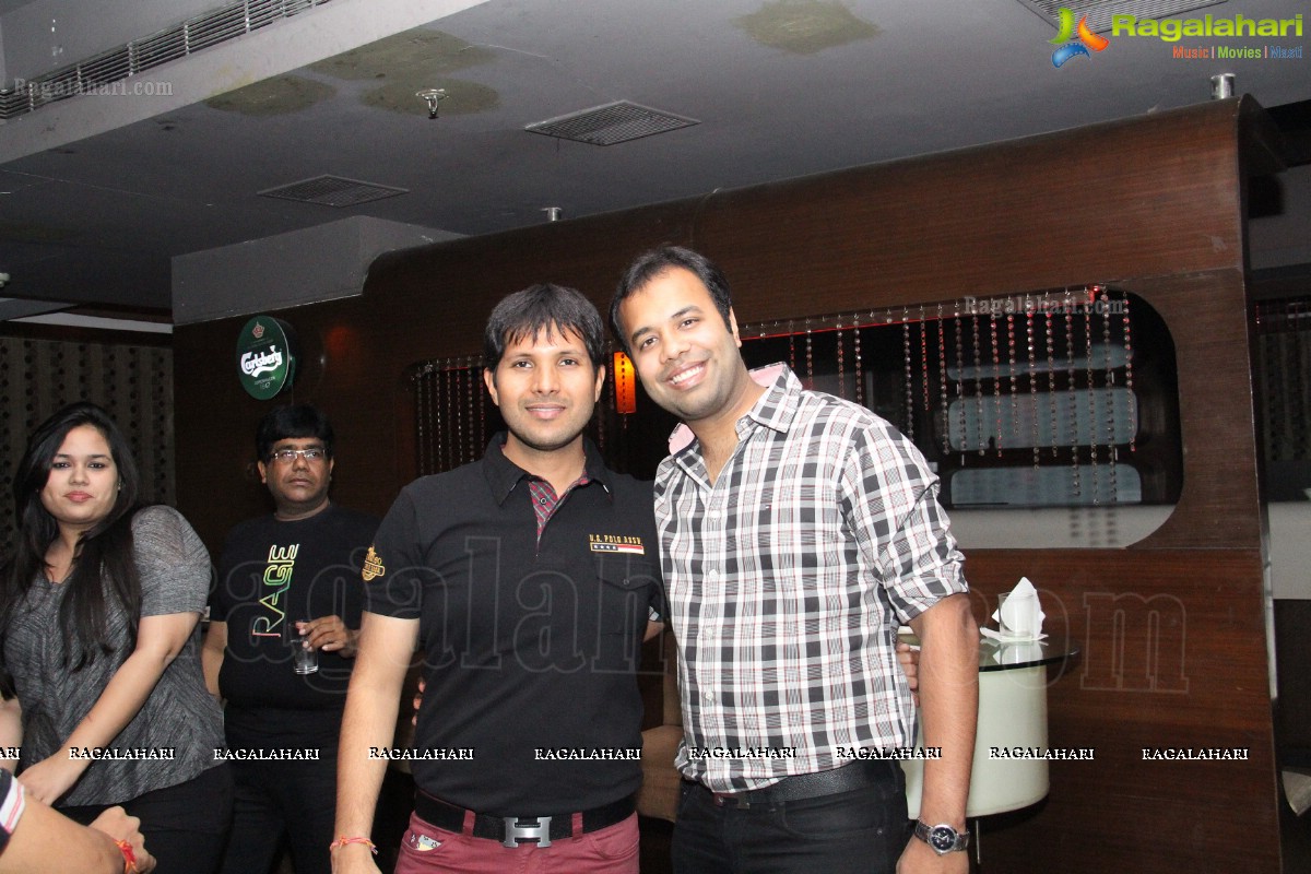 Vaibhav Birthday Party 2014 at Sky Bar, Hyderabad