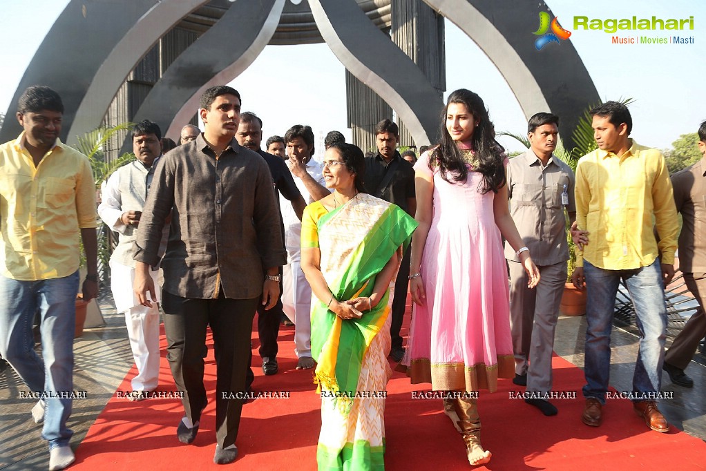 Nara Chandrababu Naidu Family at NTR Ghat