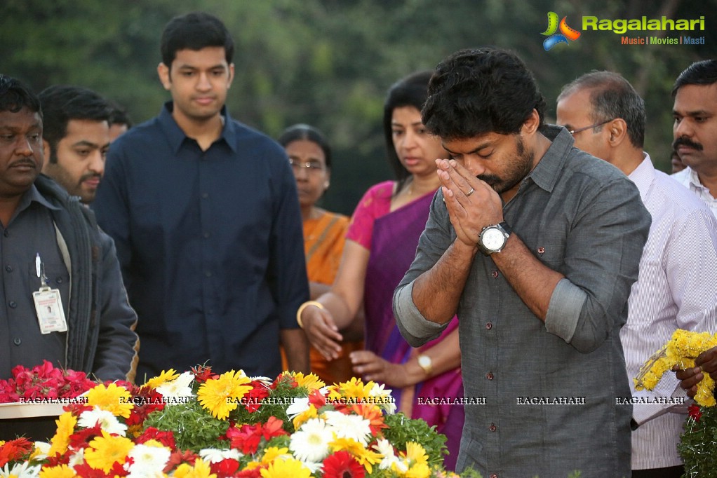 Nandamuri Family at NTR Ghat