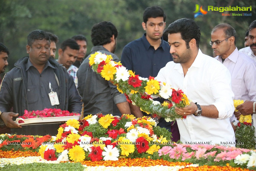 Nandamuri Family at NTR Ghat