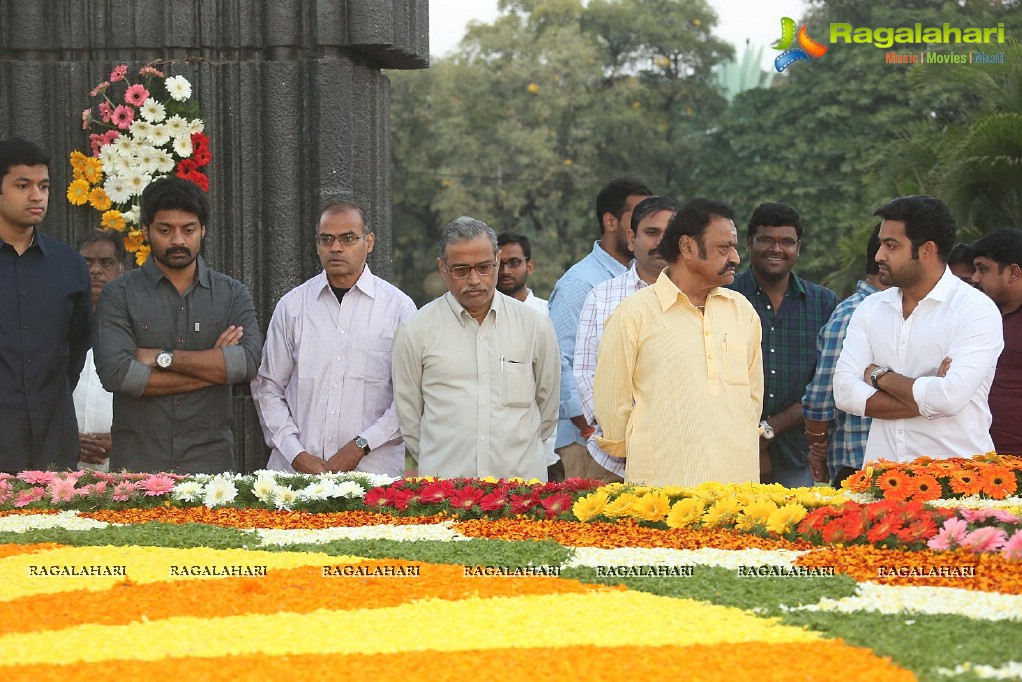 Nandamuri Family at NTR Ghat