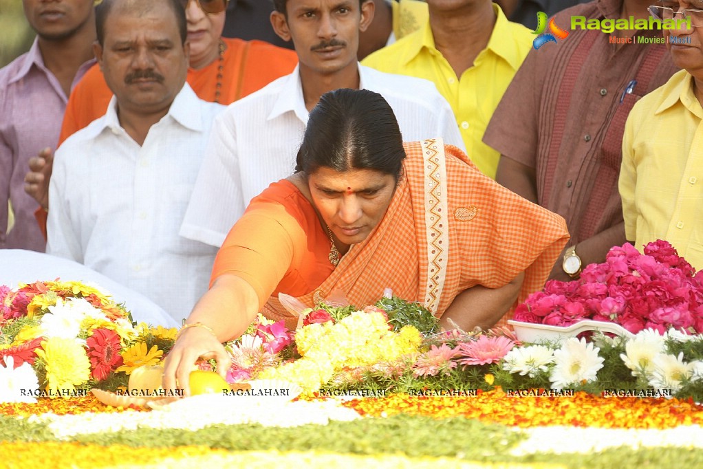 Nandamuri Family at NTR Ghat