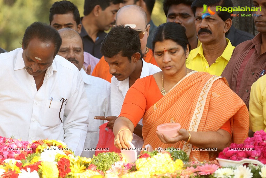 Nandamuri Family at NTR Ghat