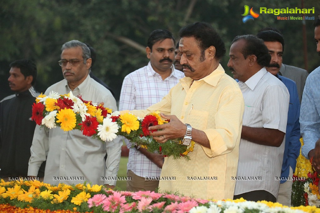 Nandamuri Family at NTR Ghat