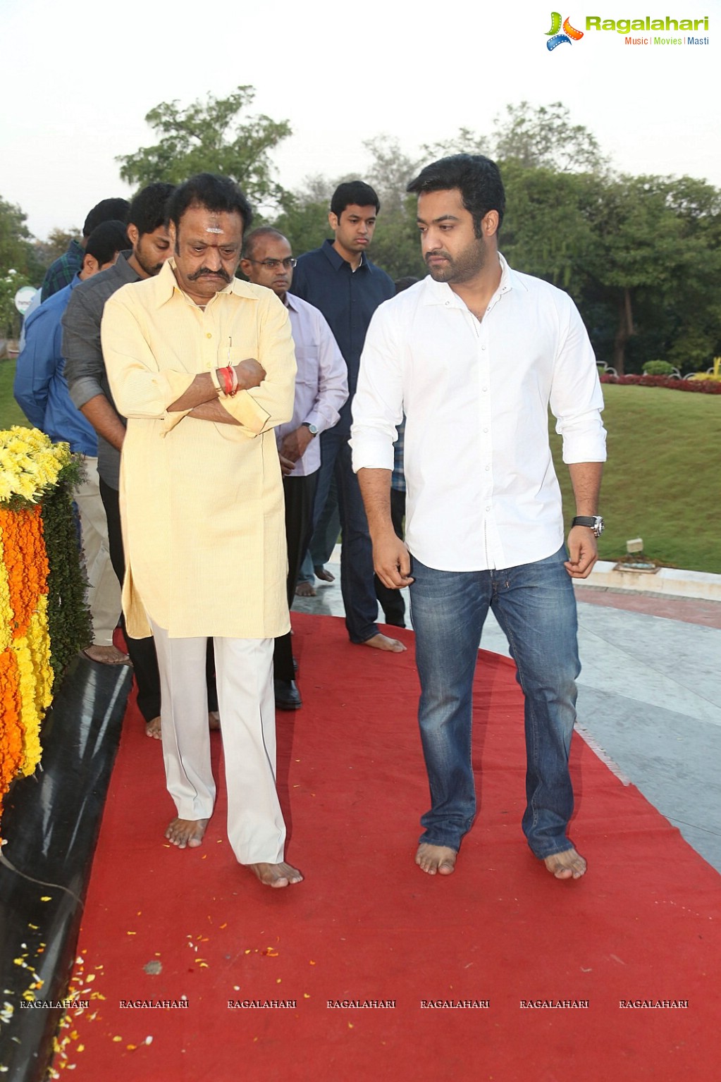 Nandamuri Family at NTR Ghat