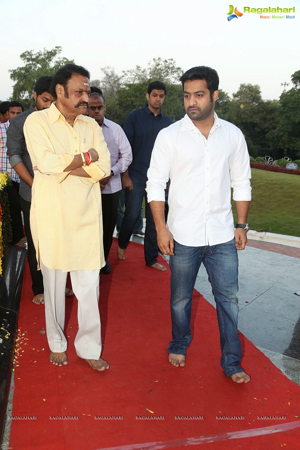 Nandamuri Family at NTR Ghat