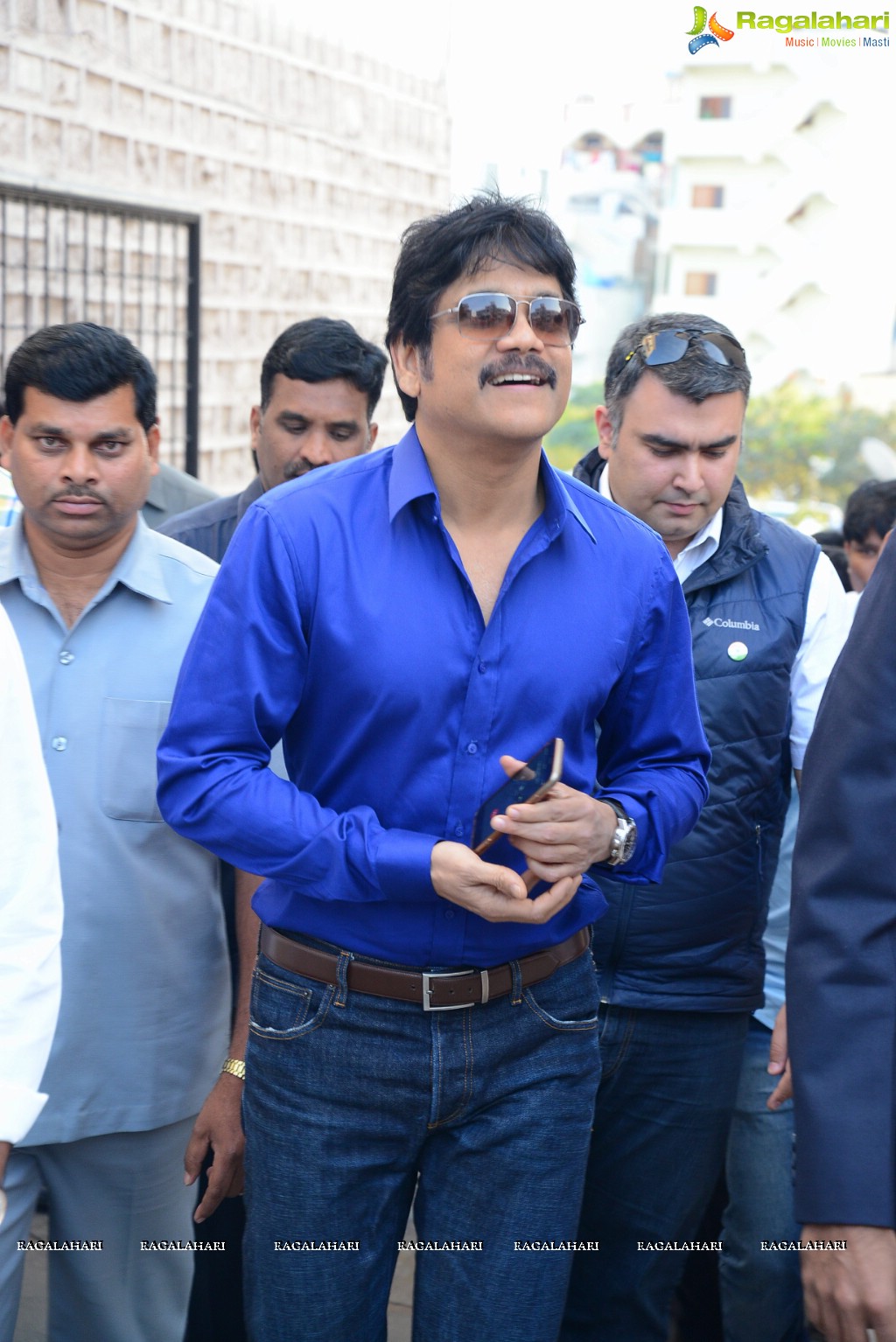 Nagarjuna, KTR Launches Shooting Center And ANR Gardens At FNCC