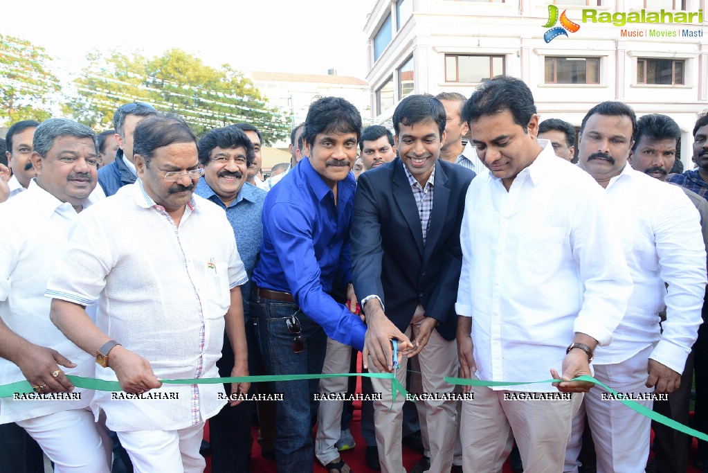 Nagarjuna, KTR Launches Shooting Center And ANR Gardens At FNCC