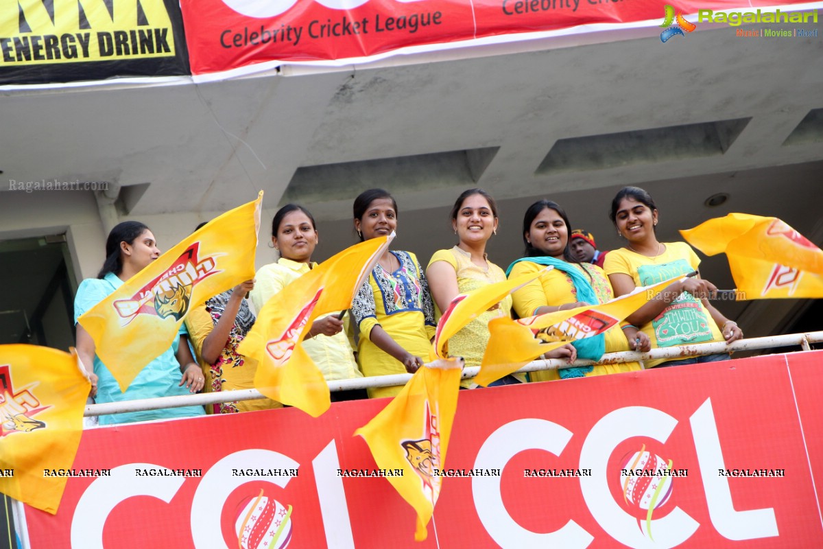 CCL 5 Semi Final 1 - Chennai Rhinos Vs Karnataka Bulldozers