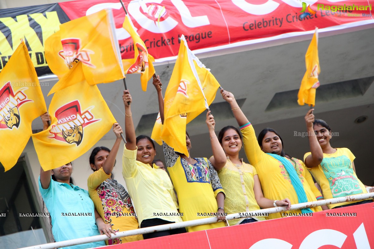 CCL 5 Semi Final 1 - Chennai Rhinos Vs Karnataka Bulldozers