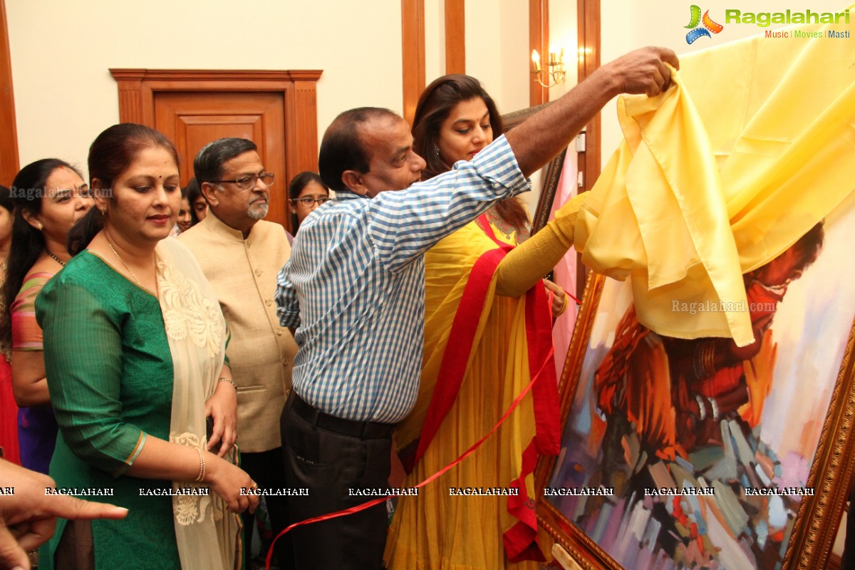 Jayasudha inaugurates Art Exhibition by Hari at Taj Deccan