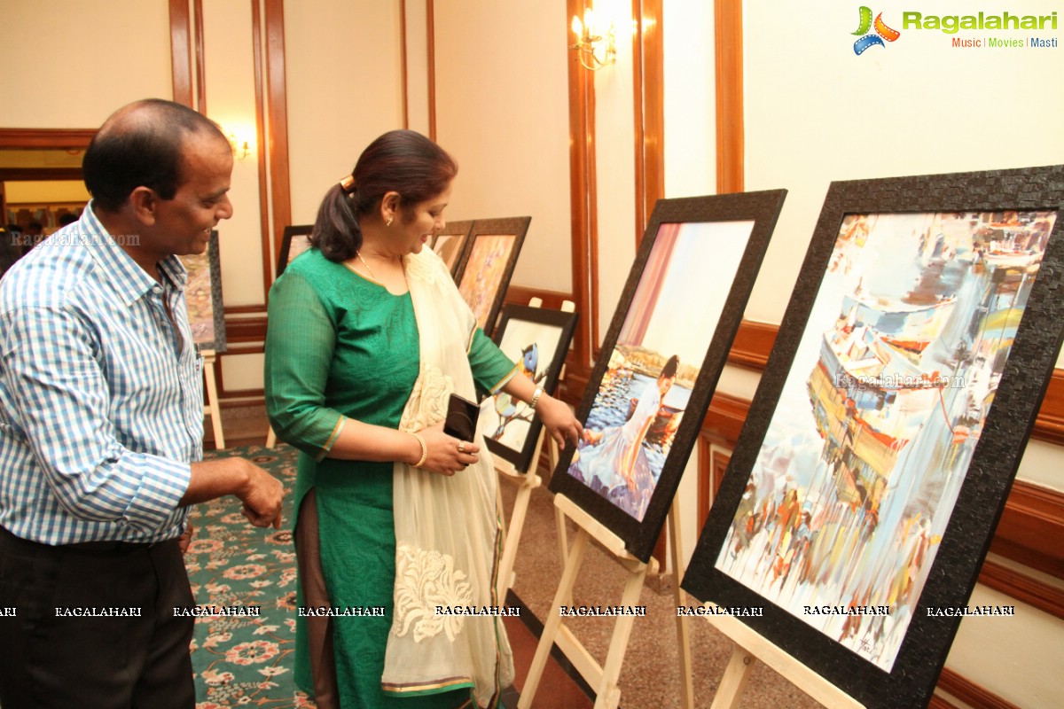 Jayasudha inaugurates Art Exhibition by Hari at Taj Deccan