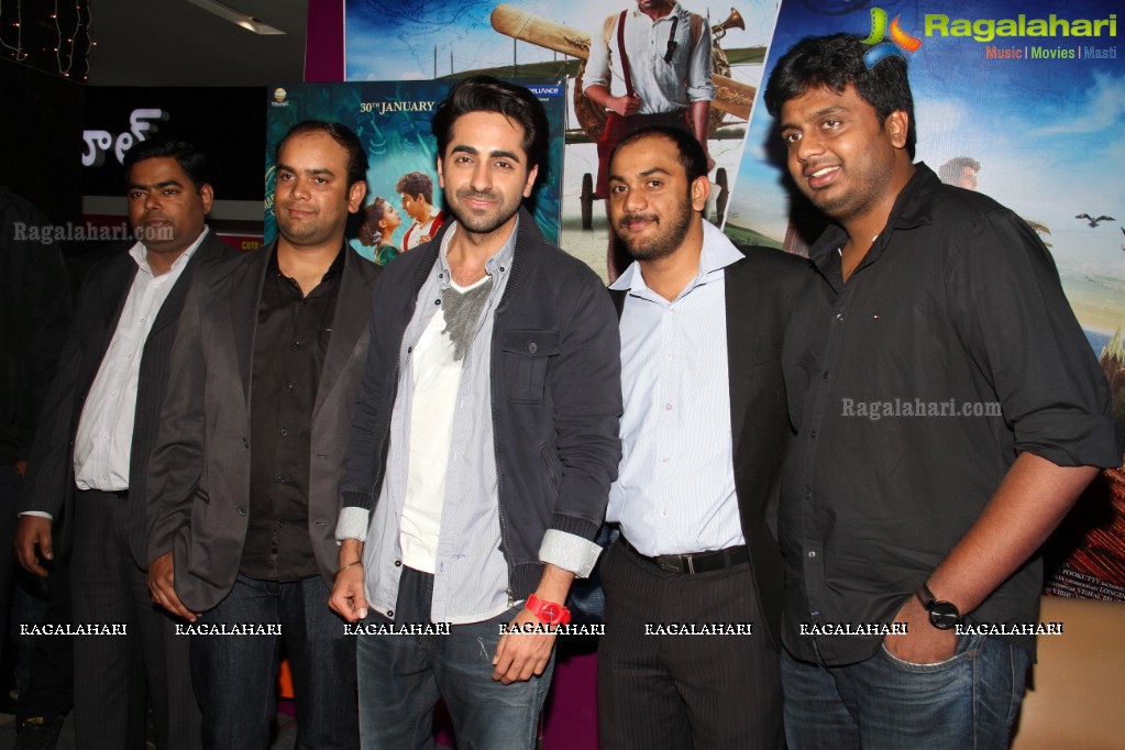 Ayushmann Khurrana visits Manjeera Mall, Kukatpally, Hyderabad