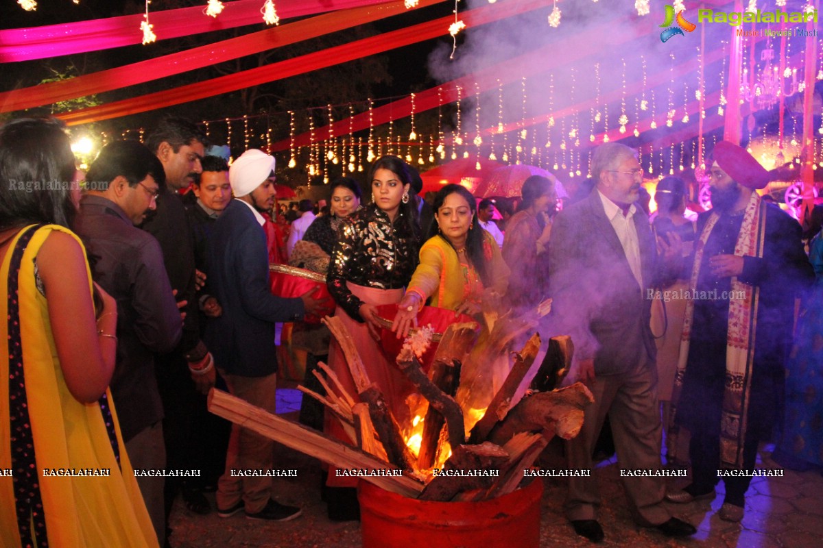 Aahaan's First Lohri Celebrations at N Banyan, Hyderabad